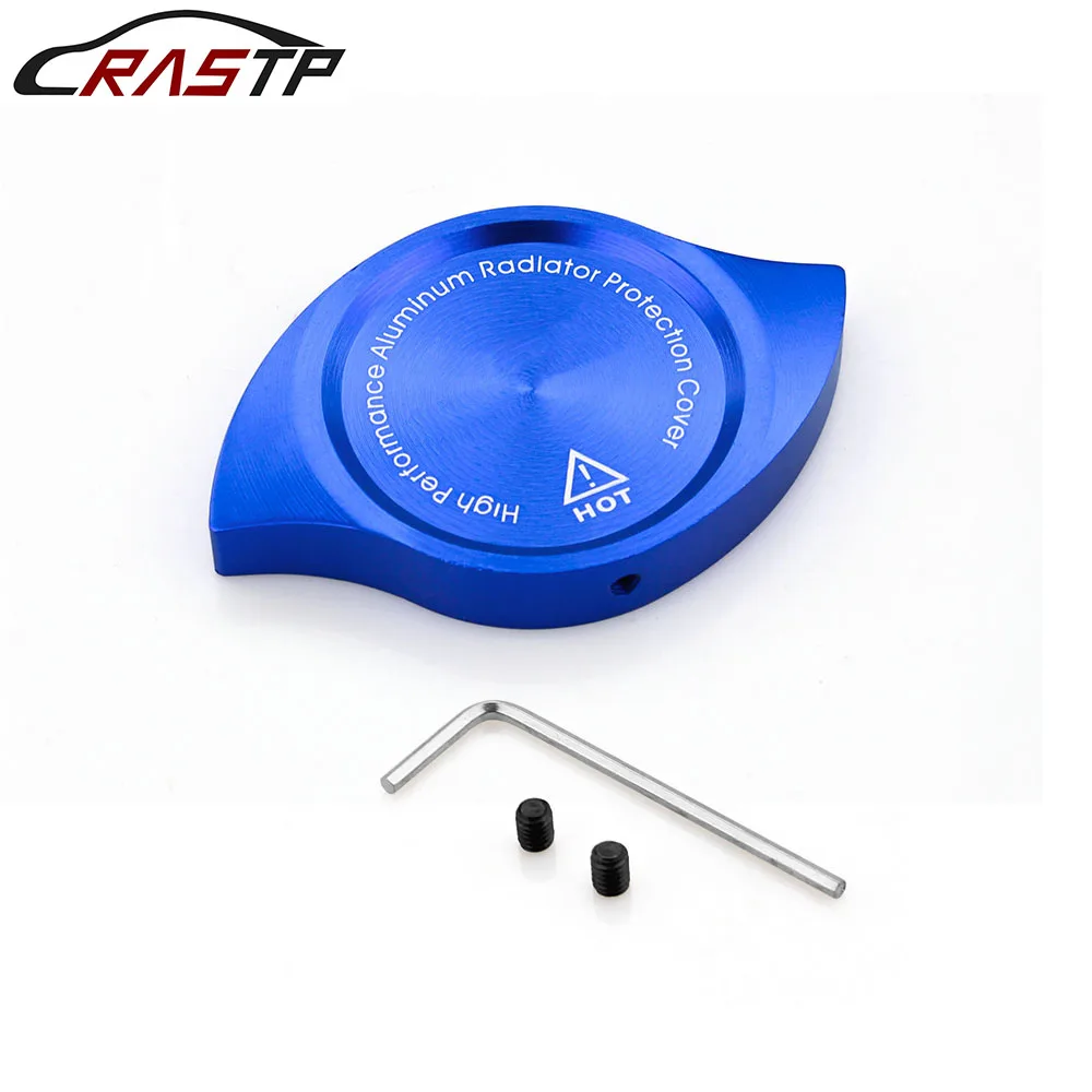 

RASTP-синяя алюминиевая крышка радиатора, подходит для HONDA Accord Civic CR-V CR-Z CRX City RS-CAP007