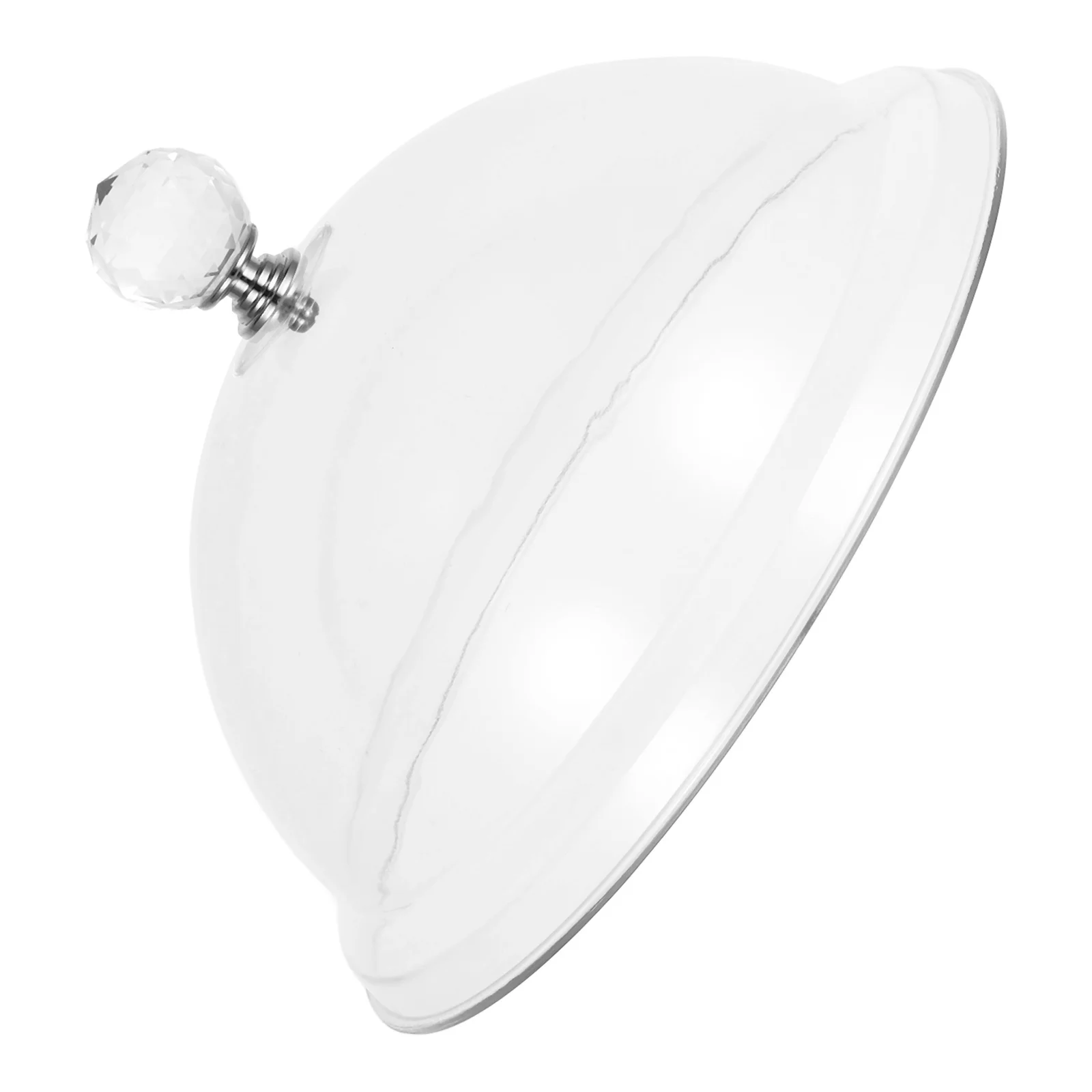 

Fresh Cover Clear PC Material 21cm Round Transparent Food Covers Cake Dome Lid Plate Protector Kitchen Bakeries Display