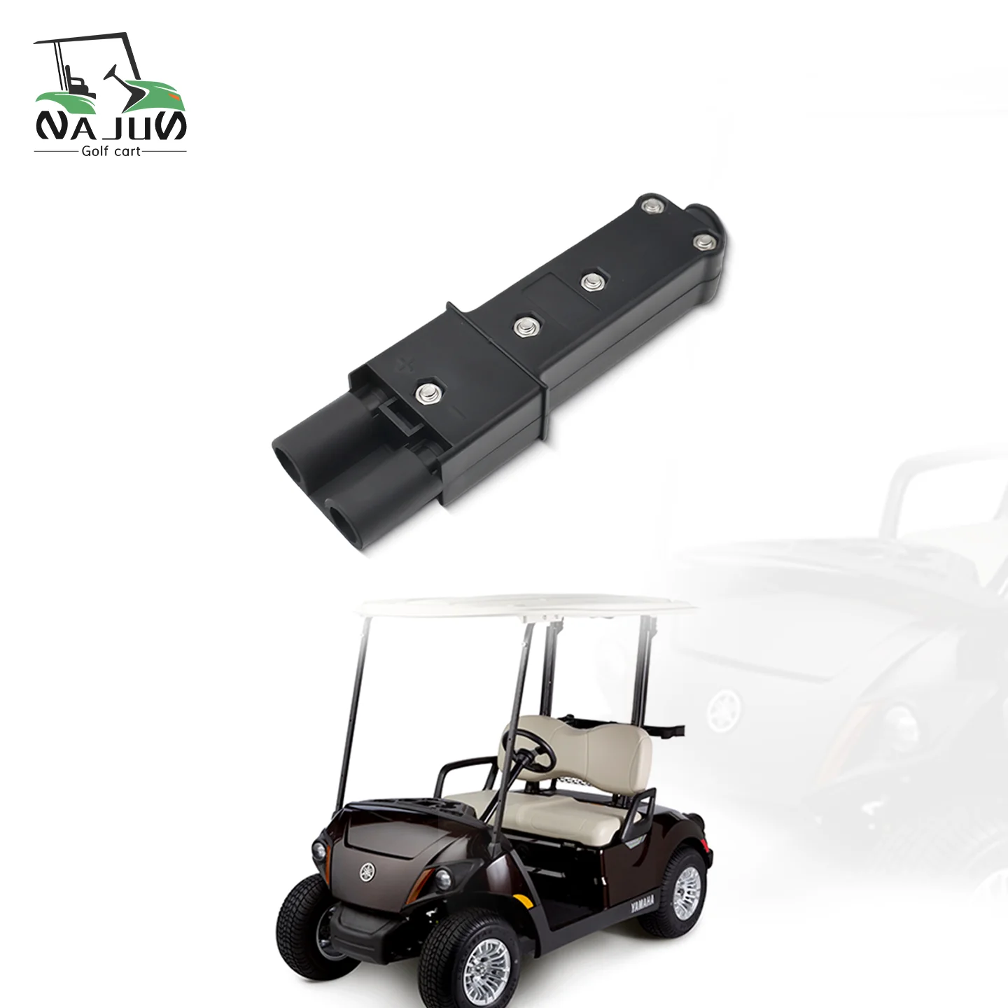 Golf Cart Charger Plug Connector JR1-H235A-00 48V Electric MAC Charger Replacement Yamaha G19 G22 JR1-H235A-00-00
