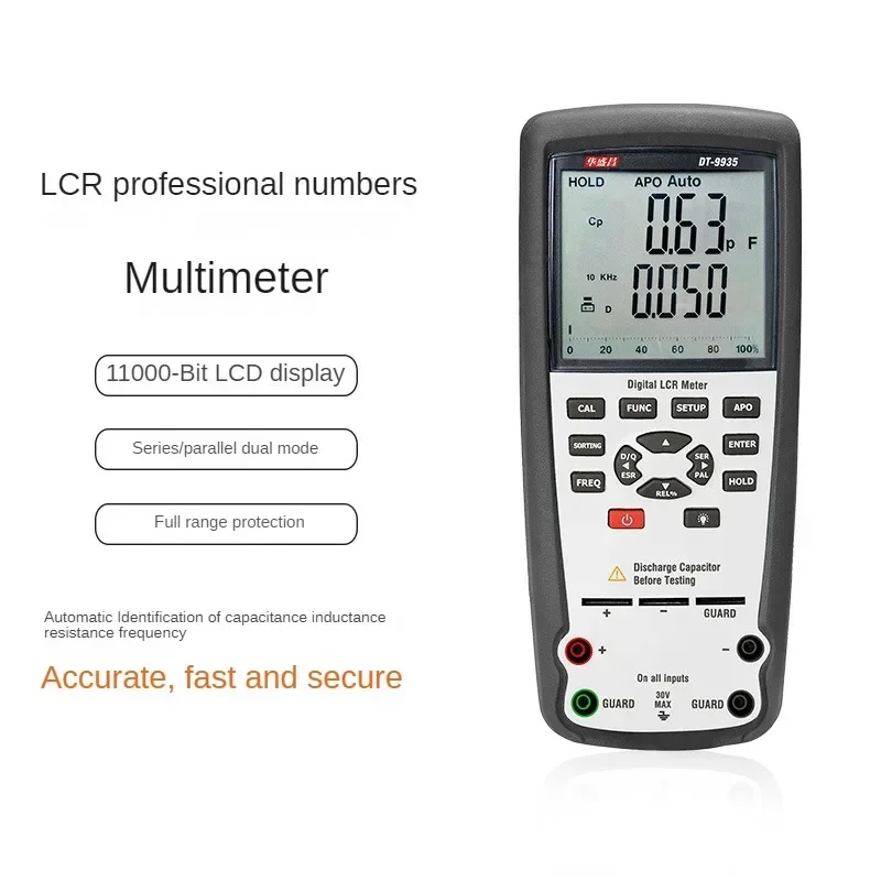 DT-9935 tipo LCR Tester professionale palmare induttanza capacità Tester di resistenza multimetro digitale