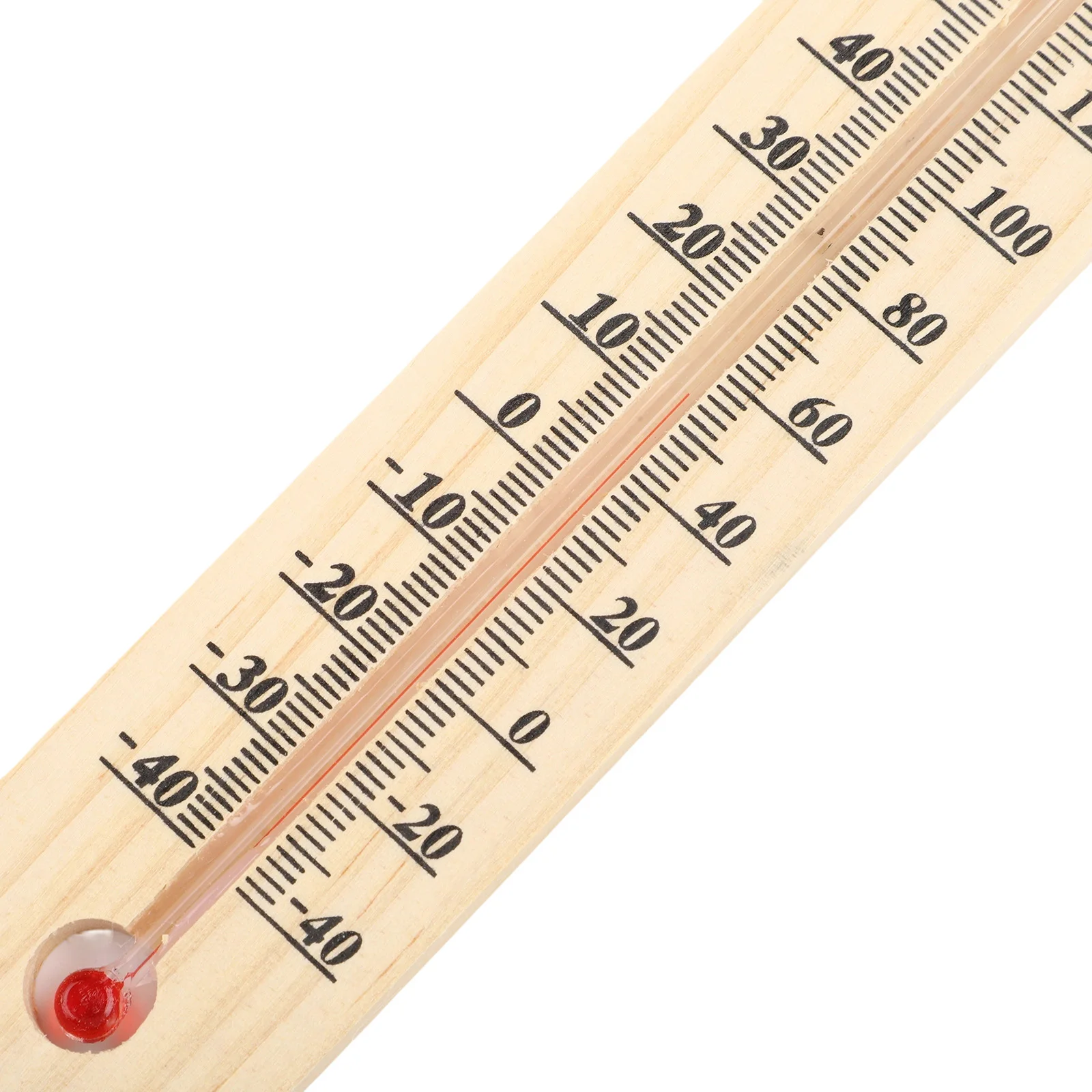 Plant Care Wooden Thermometer Indoor Thermometer Environment-friendly Material Natural Wood Construction For Greenhouse