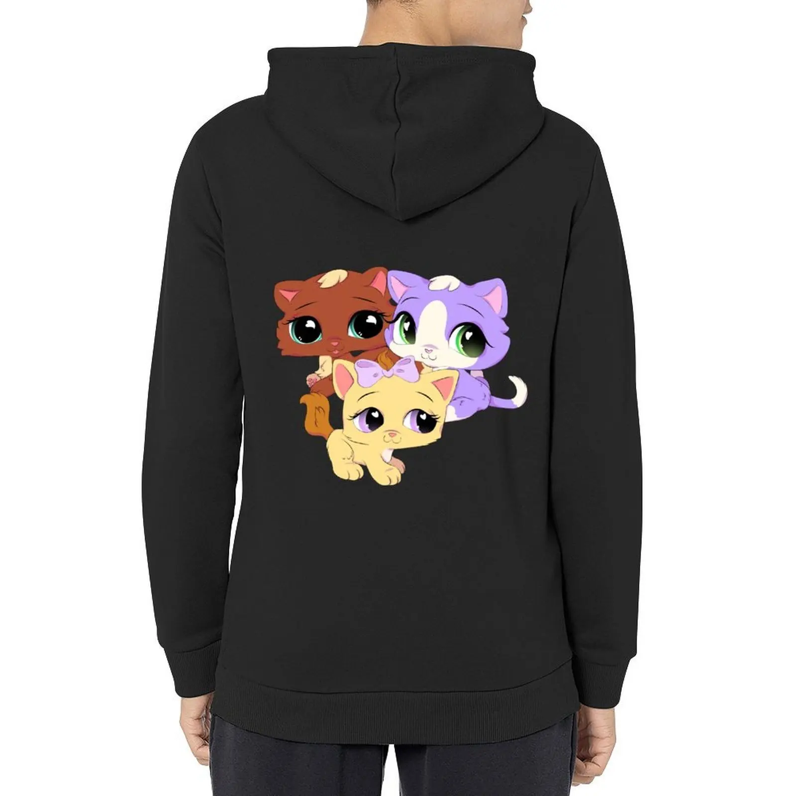 

Lps Kittens Hoodie men wear korean clothes men's autumn clothes mens clothing men's hoodie sweatshirt