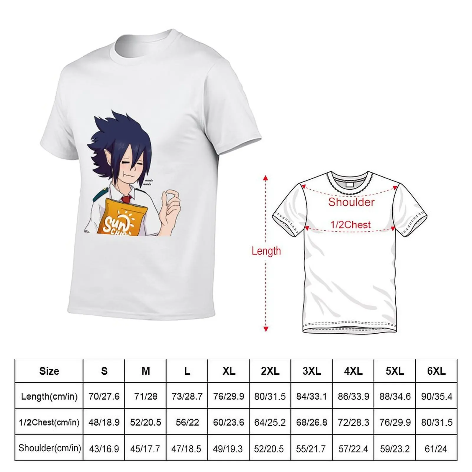 Sun Chip Eater T-Shirt blue archive quick drying black t shirts for men