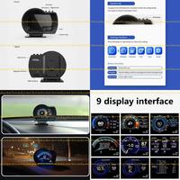 R1WD Car 6 OBD GPS HUD Digital Navigation Version HUD Head-up Display