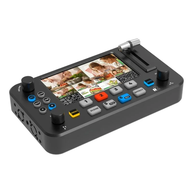 Hd 4 Channel Recorder PTZ camera controller Hdmi Rgb Mixer Video Switcher For live streaming