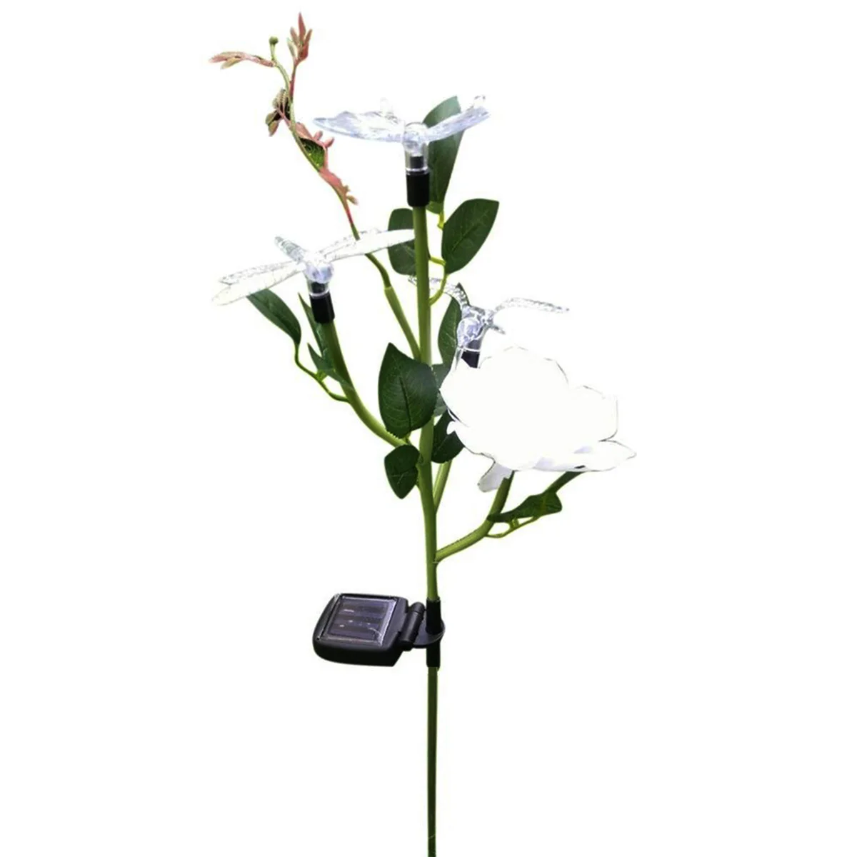 

LED Solar Rose Flower Dragonfly Bird Color Changing Decoration Lamp Romantic Outdoor Solar Garden Light Landscape Lamp