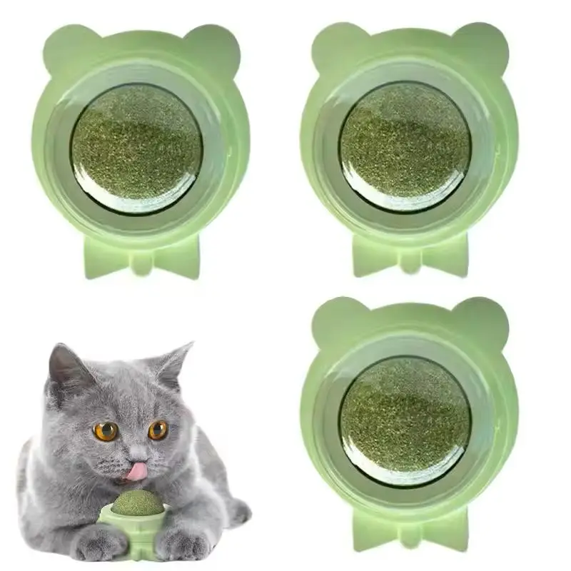 

Catnip Balls Funny Lickable Dental Chew Toys for Kittens Interactive Teeth Cleaning Small Medium Cats cat accessories jelly cat