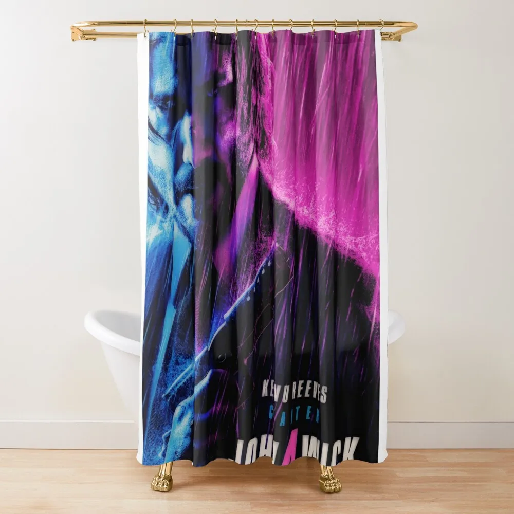 

C4 JW Shower Curtain For Shower Waterproof Fabric Shower Toilet Accessories Bathroom Waterproof Bathroom Curtain