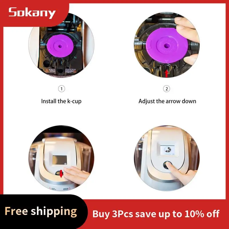 ماكينة القهوة الأمريكية HIM K Cup Kcup لـ Keurig Coffee Capsule Cup قابلة لإعادة الاستخدام فلتر القهوة غلاف مرشح الشاي