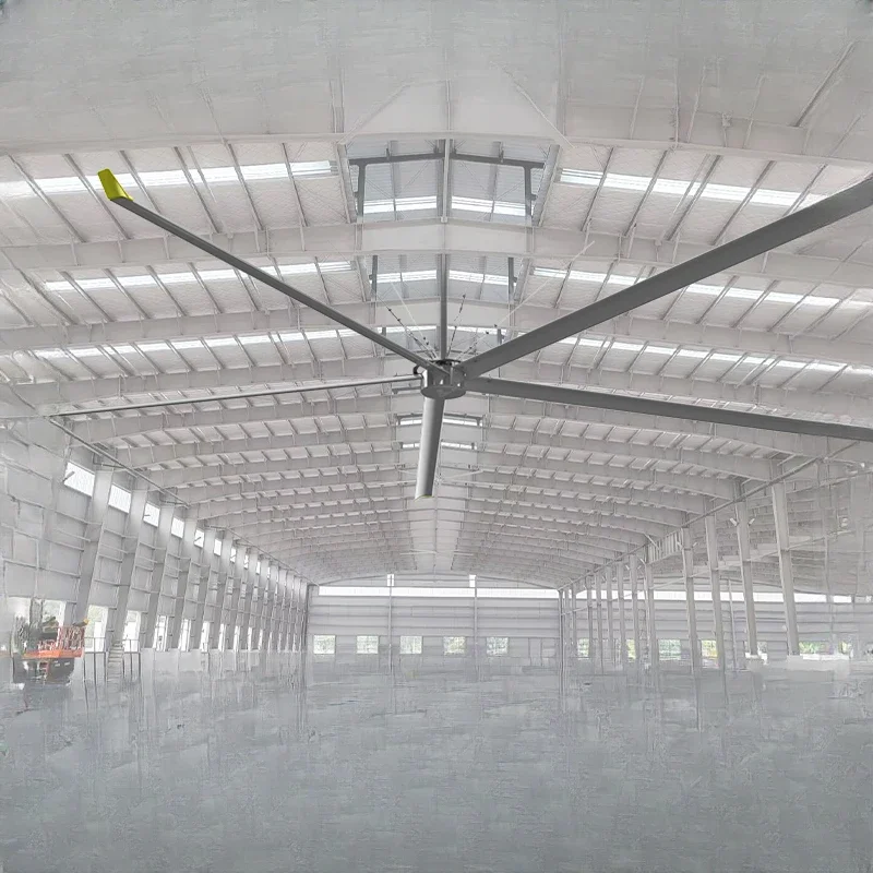 6.1m permanent magnet industrial large fan factory workshop warehouse ceiling fan energy saving, power saving, ventilation