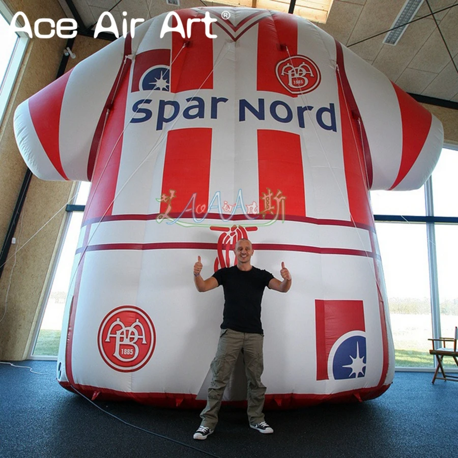 

Free Shipping Inflatable Jersey Model With Air Blower For Trade Show/ Advertising/Decoration Made By Ace Air Art