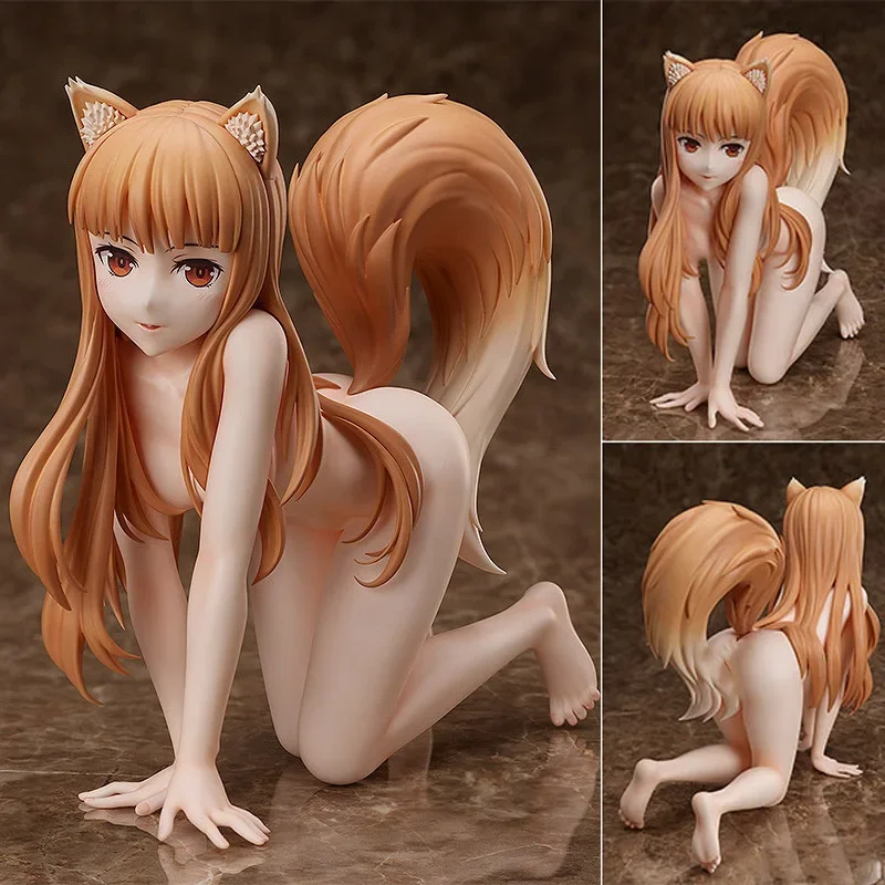 19CM NSFW FREEing B-STYLE Spice and Wolf Holo 1/4 Sexy Fox Girl PVC Action Figure Adult Collection Model Toy hentai doll Gifts