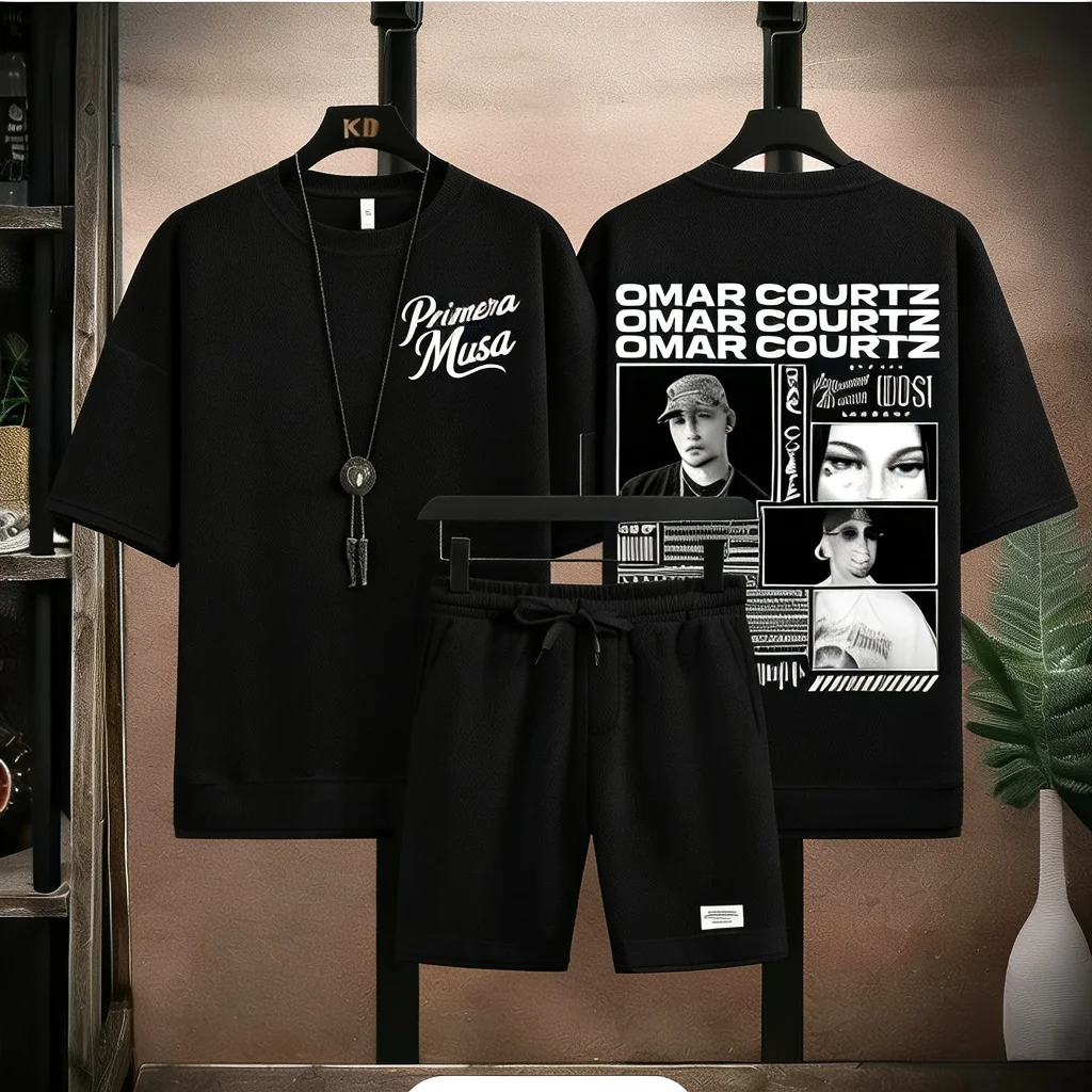 

Omar Kurtz "Primira Musa" Album Tour Men's Harajuku Streetwear Streetwear Set Extra Large 21st Century End Streetwear 2 Pieces