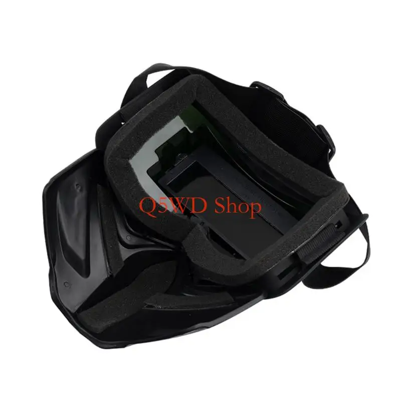 Q5WD Advanced Auto Darken Welding Helmet Full Face Screen Heat Insulation Lightweight Design Adjustable Comfort Fit