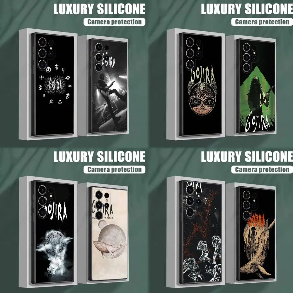 

Band G-GojiraS Mea Culpa Phone Case For Samsung S25,S24,S23,S22,S21,S20,S10,Ultra,Plus,Lite,FE,Soft Silicone Black Cover