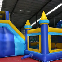 Outdoor Inflatable Bouncy Castle with Water Slide for Kids Kids and adults Entertainment Game for Parties and Sales