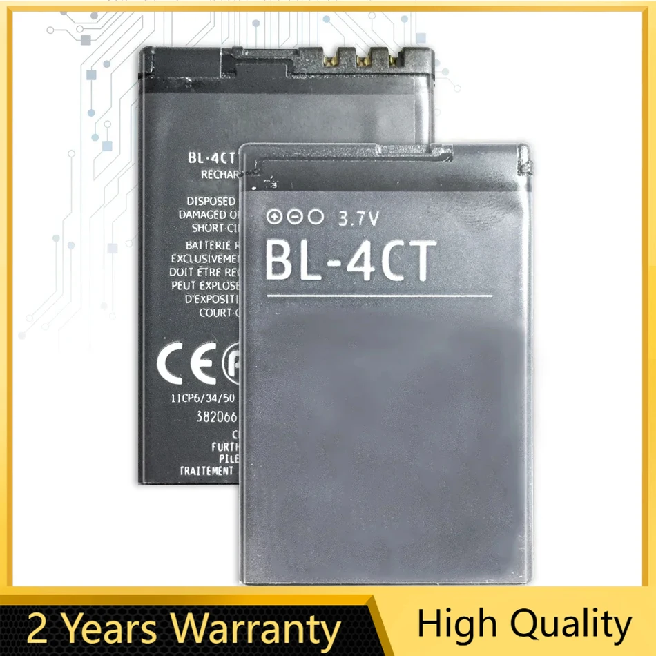Аккумулятор для Nokia 5310 6700S X3 BL-4CT 7230 7310C 5630 2720 2720A 7210C 6600F, 860 мАч