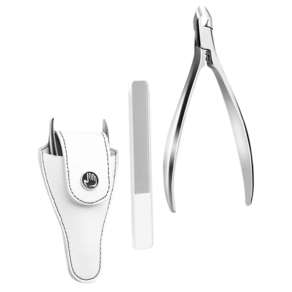 

Набор профессиональных кусачек для удаления омертвевшей кожи из нержавеющей стали высокой прочности, триммер для кутикулы, удобная ручка, портативный, для маникюра