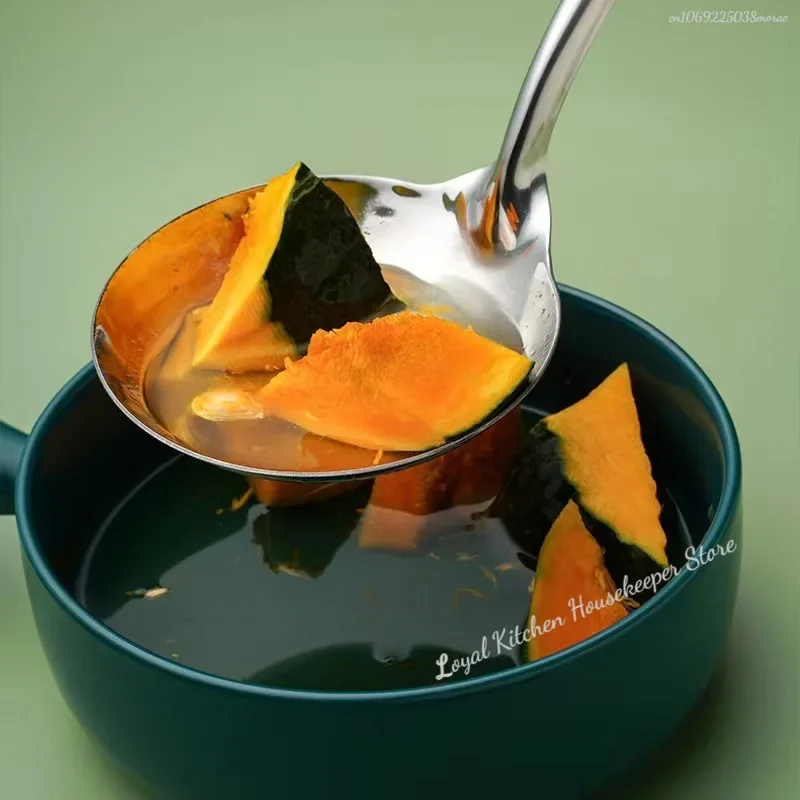 Espátula de Wok de acero inoxidable con mango largo, cuchara de arroz ranurada, cucharón, juego de utensilios de cocina, envío directo