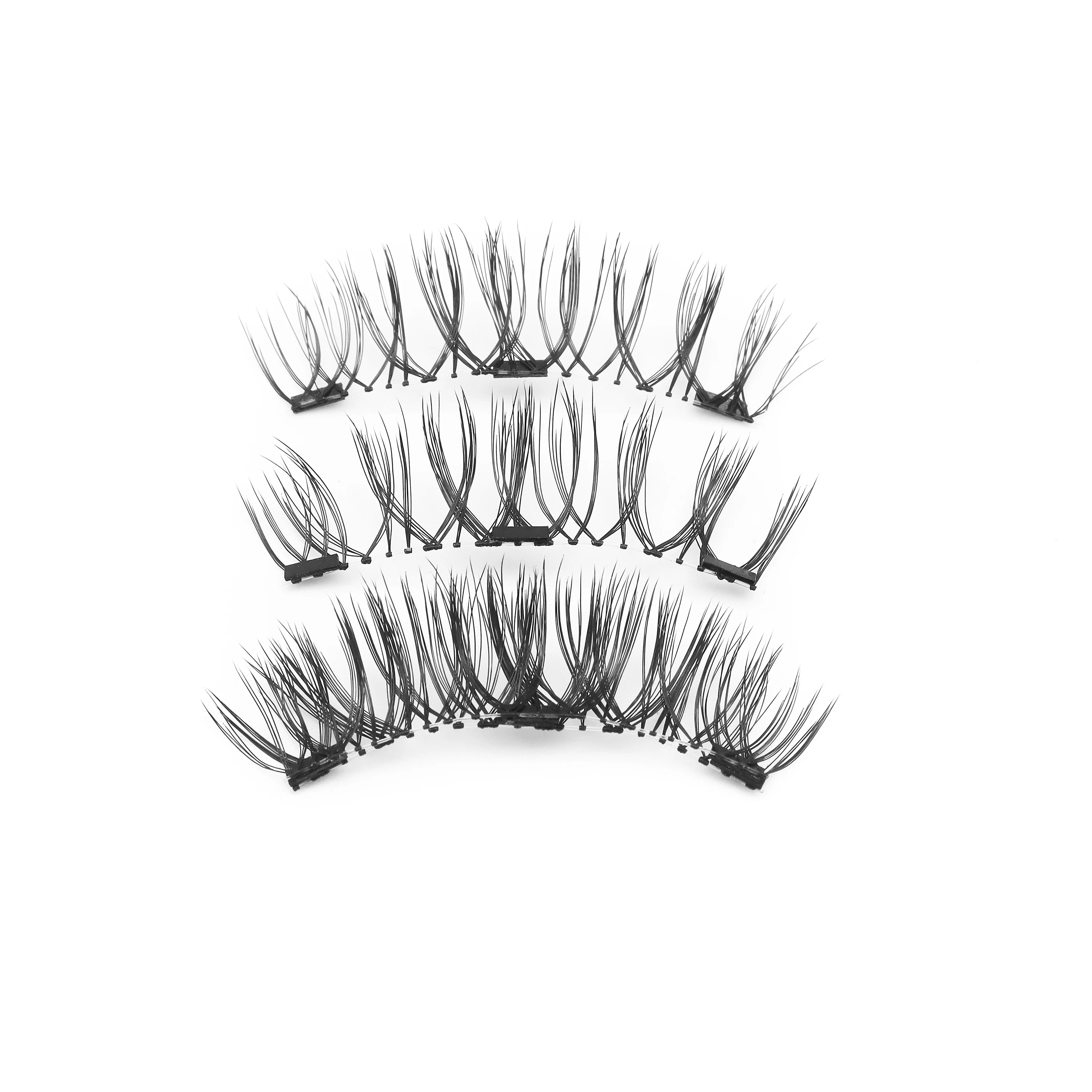 Künstliche Nerzwimpern 3D Magnetische Natürliche Falsche Wimpern Großhandels-Set Wiederverwendbare Magnetwimpern mit Pinzette – Detail 25
