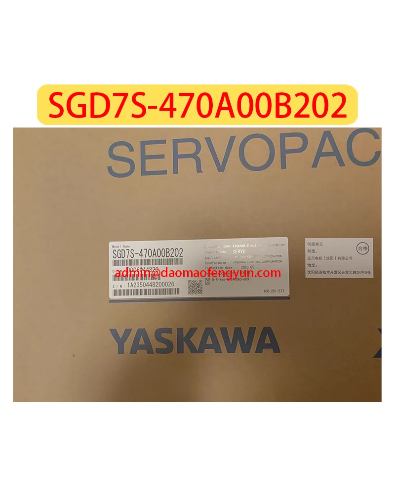 

SGD7S-470A00B202 Brand new Servo Drive SGD7S 470A00B202，Fast shipping
