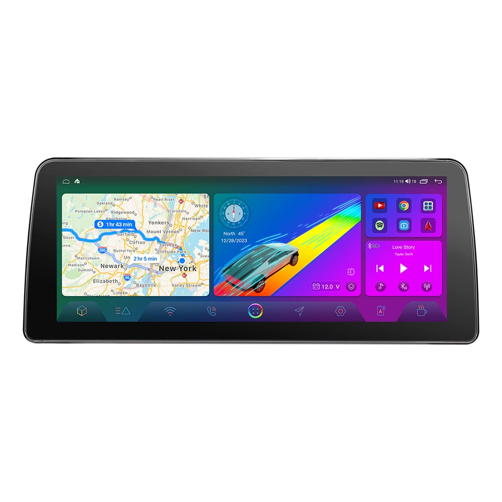 

Universal 12.3 Inch 4+64G Android 13 Car GPS Dashboard Mount with MP3/MP4 & CD Players Touch Screen
