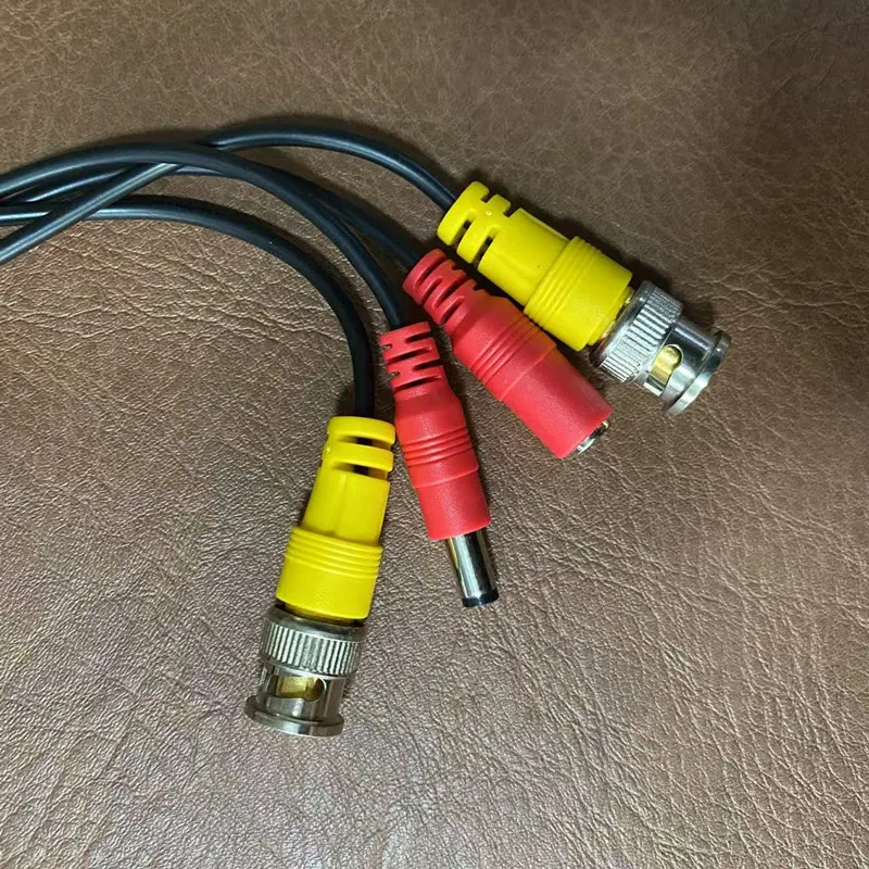BNC Cable For CVBS CCTV DVR Camera Recorder System Accessories Video Cable DC Power Security Surveillance BNC Extension Cable