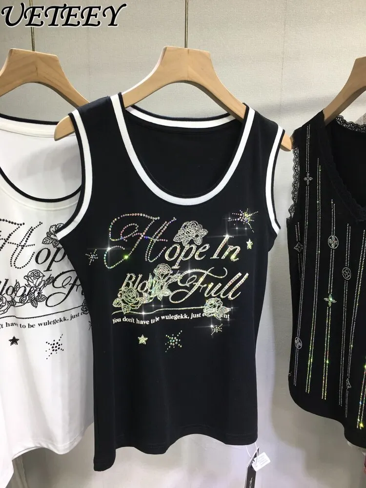 

Новинка: Женский летний черный укороченный топ-майка с блестящими стразами, утягивающий, с принтом-надписью, на тонких бретельках, для ношения под одеждой.