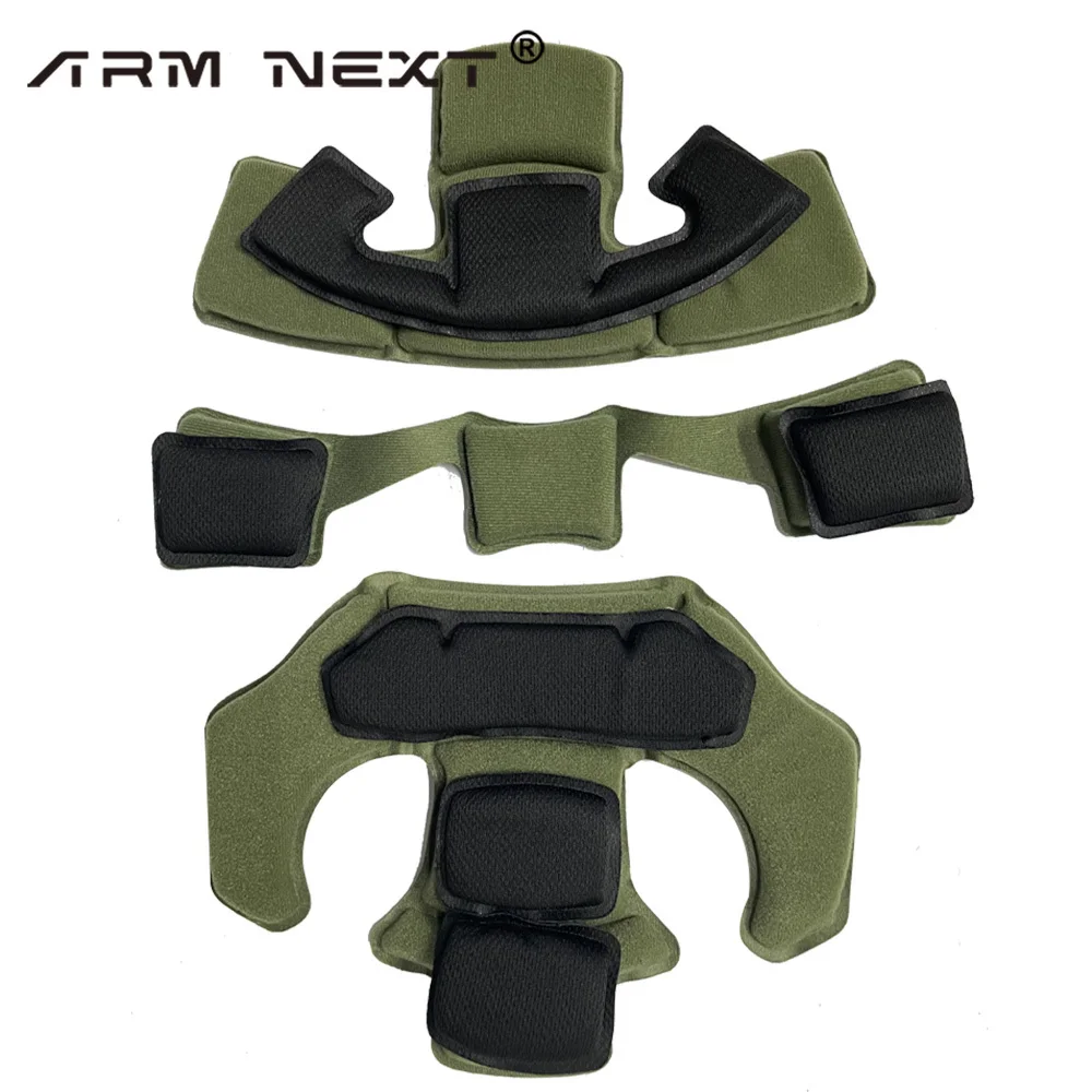 Imagem -03 - Capacete Tático Airsoft e Paintball com Sistema de Suspensão Proteção Almofadas Gen1 Memória Espuma Pad para Wargame Rápido Mcm Ach