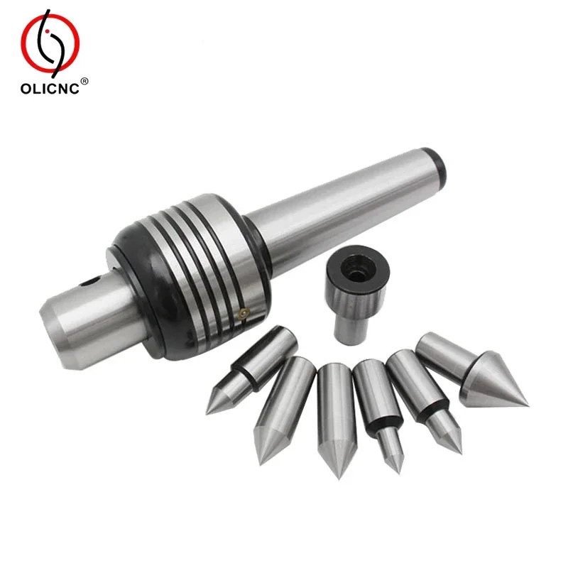 Interchangeable Live Center MT4 MT5 MT2 MT3 Morse Taper 2 Shank With 6pcs Rotation Lathe Machine Hot Sale