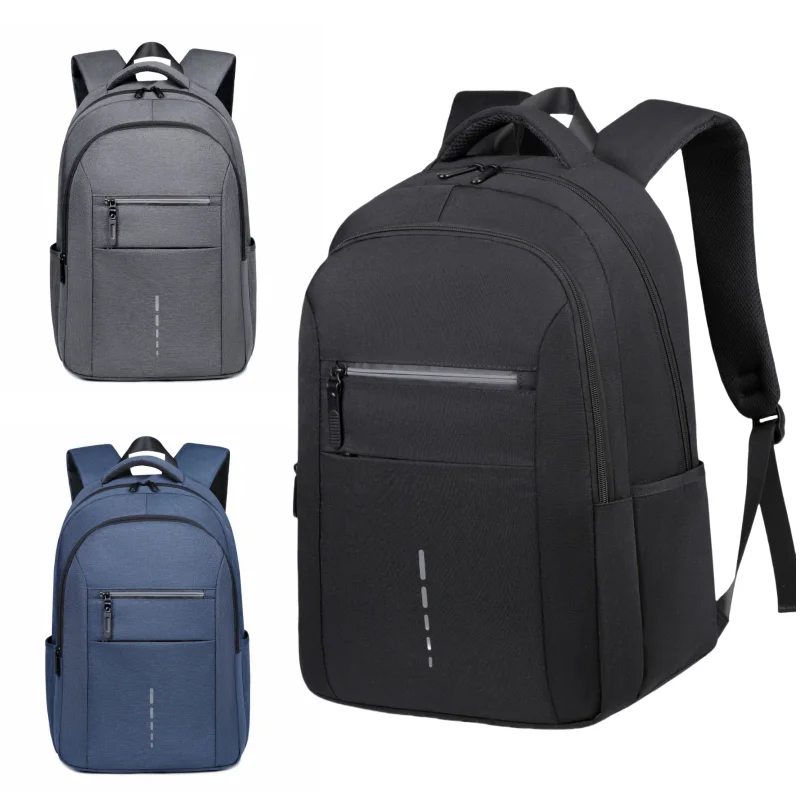 

The New Business Men's Backpack Is Simple, Fashionable, Versatile, A Laptop Bag with Large Capacity and A Lightweight Backpack