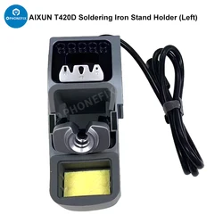 AIXUN-T420D Solda Iron Stand, Solda Holder, C115, C210, C245, Iron Tips para Telefone, BGA, PCB Chips, Solda Repair Tools