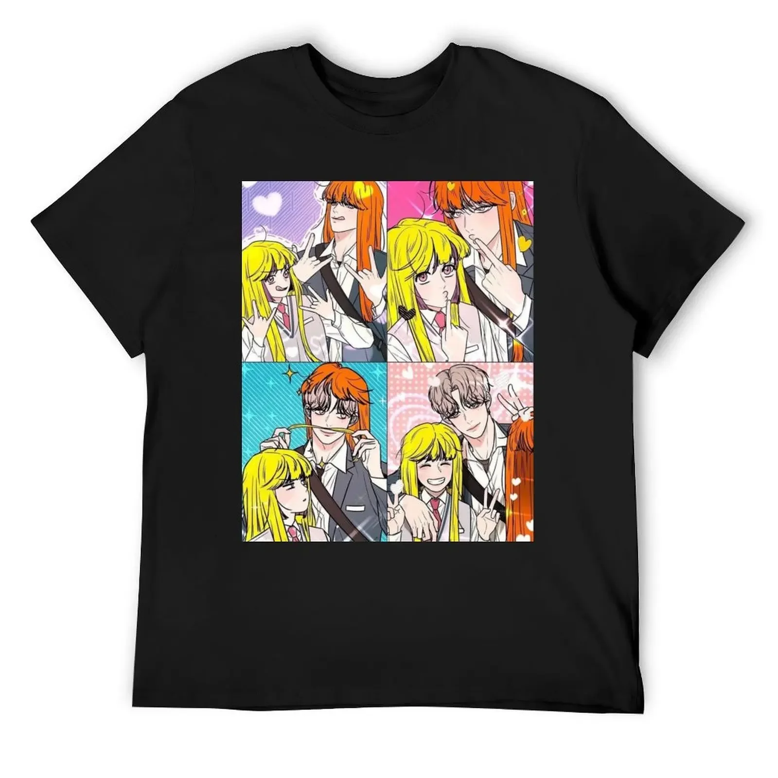 Operation True Love: Su-ae and Dohwa T-Shirt anime figures vintage anime shirt workout shirts for men