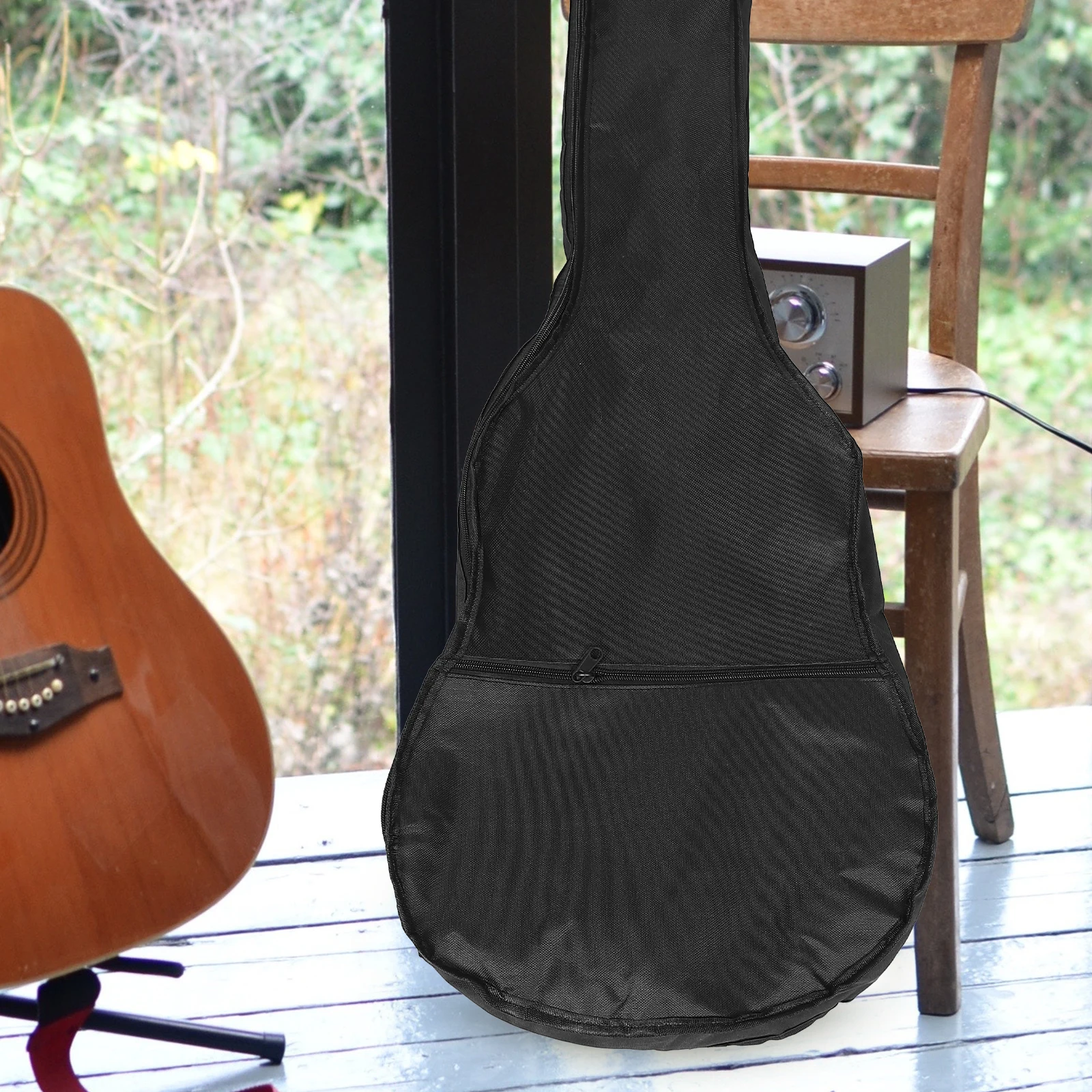 

2 Pcs Guitar Bag Acoustic Bags Base Carrying Case Portable Oxford Cloth Accessories Cases Guitars