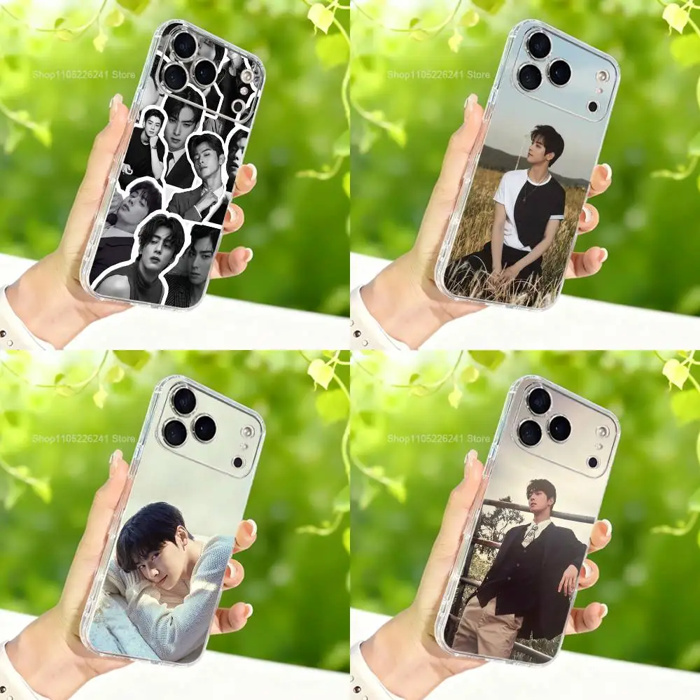 

Actor C-CHA EUN W-WOO Cool Phone Case For iPhone 14,13,12,11,17,16,15,Pro,Max,Plus,X,XS,XR,SE,Mini Transparent Soft Cover