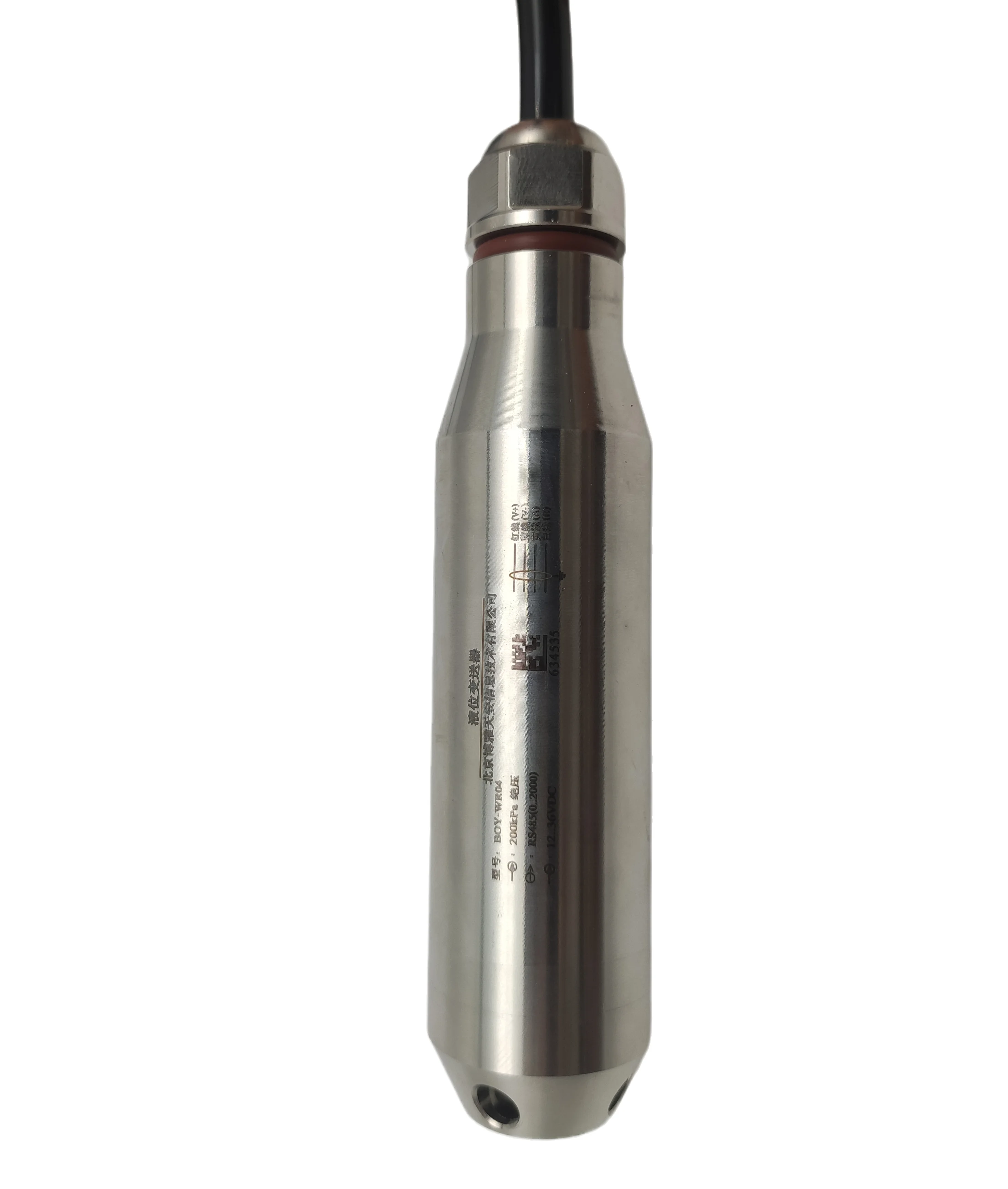 BOY-WR04-S Hydrostatische waterniveausensor voor diepe put Aangepaste niveaumeter voor het meten van waterniveausensorsonde
