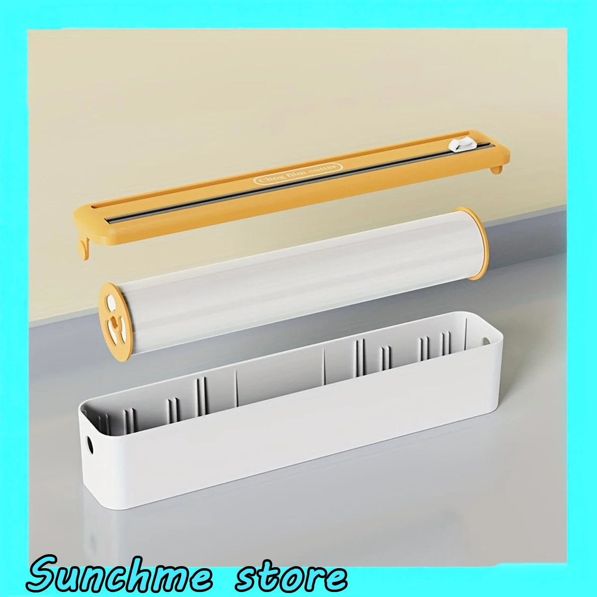 

Резак для пищевой пленки, универсальная кухонная запечатывающая машина, диспенсер для пластиковой пленки для алюминиевой фольги, восковая бумага для выпечки с присоской