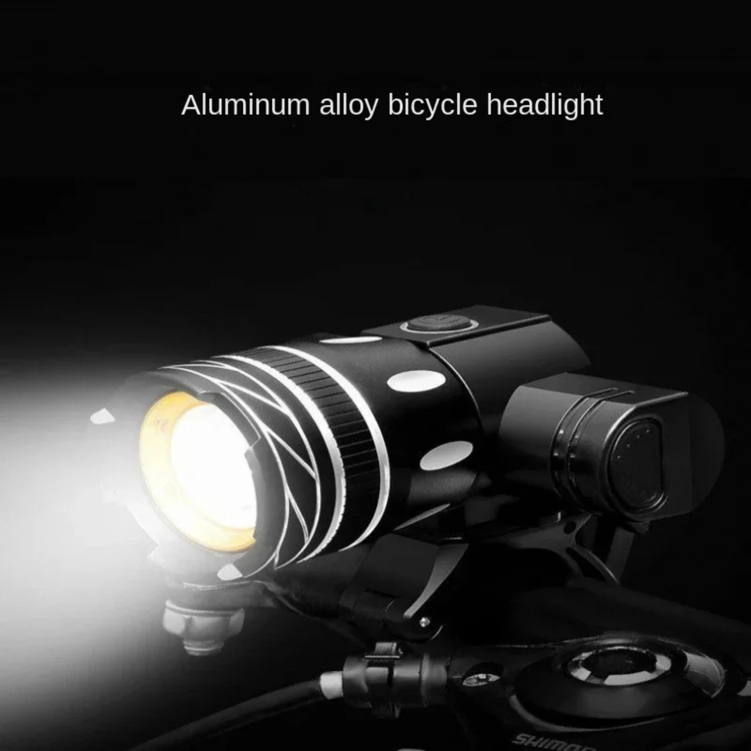 Ultra Bright Waterproof High Power T6 Adjustable Zoom USB Rechargeable Bike Bicycle Light Set - 15000LM Headlight Flashlight for