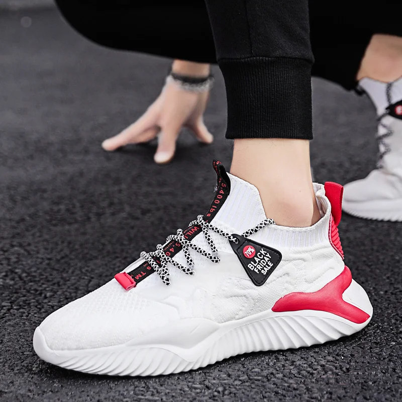 Men Running Shoes Breathable Outdoor Sports Shoes Lightweight Sneakers for Women Comfortable Athletic Training Footwear