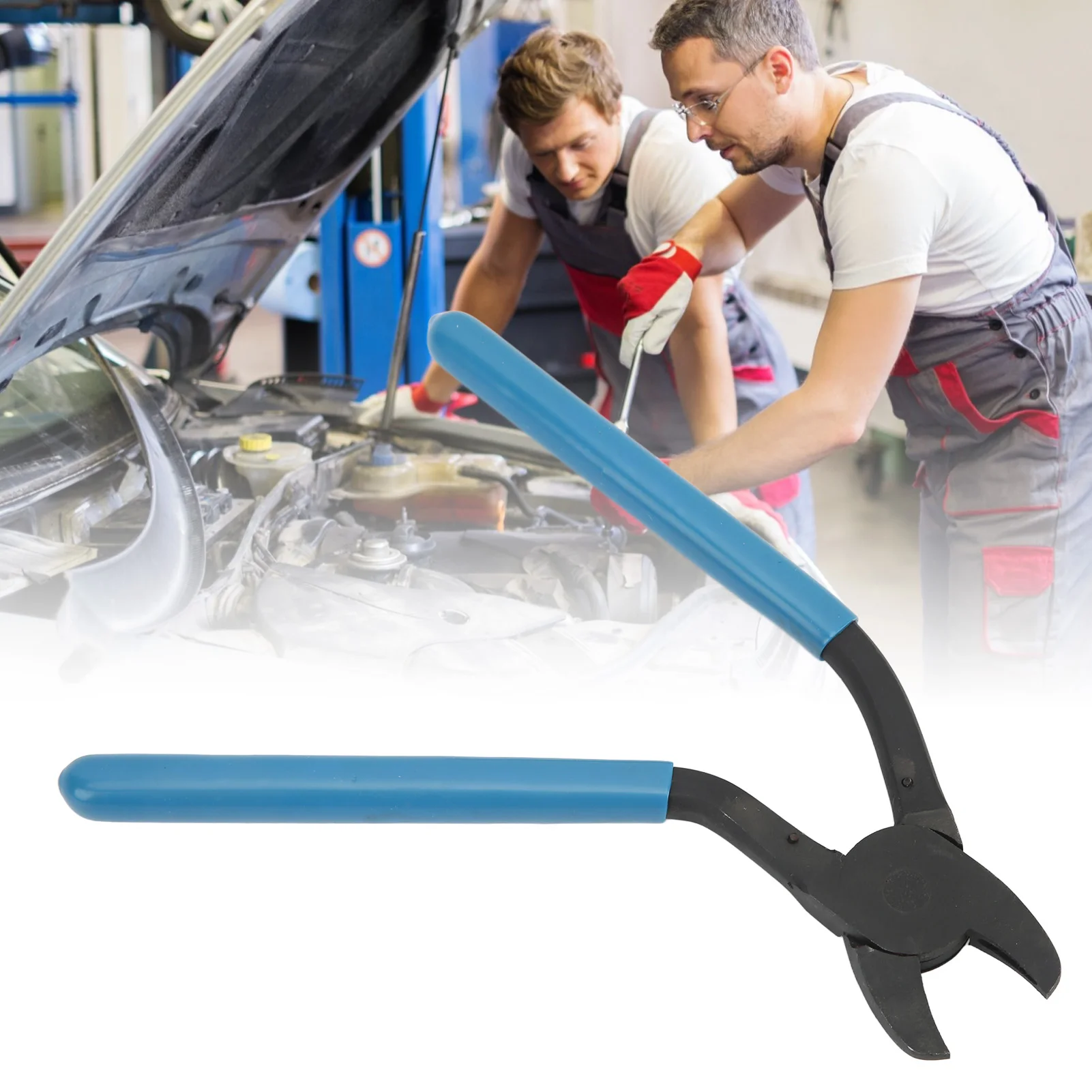 Hog Ring Plier Bent Head Curved Open Angled Removal Install Repair Tool For Vehicles Upholstery