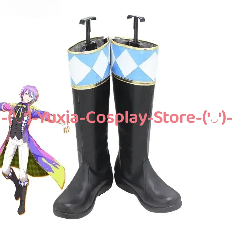 يوكسياكوسبلاي! أحذية Project Sekai Kamishiro Rui التأثيرية لشخصية الرسوم المتحركة الدعامة من جلد البولي يوريثان أزياء حفلات الهالوين