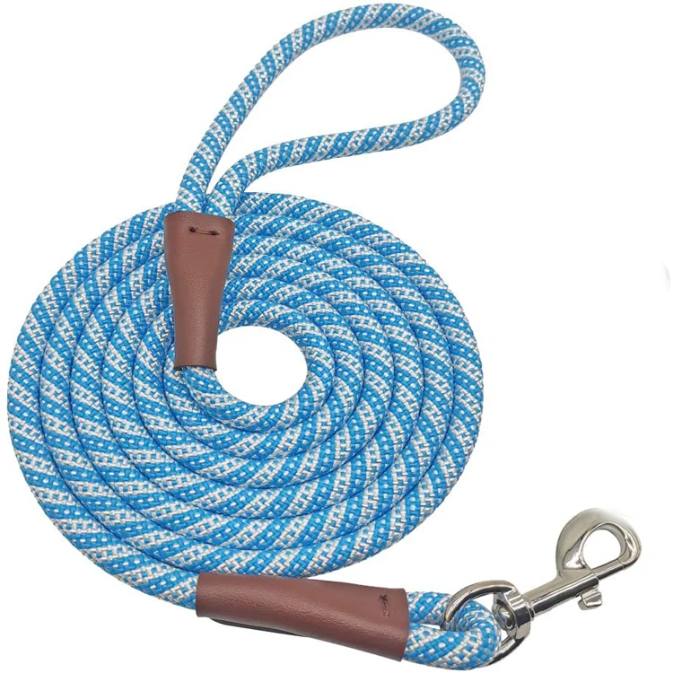 

China Factory Pet Accessories Heavy Duty Durable Nylon Rope Dog Leash Custom