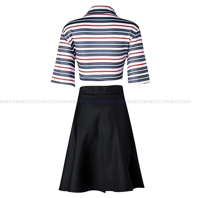⭕️⭐️⭕️Anime Killing Stalking Yoon Bum Cosplay Costume Yoonbum Black Brown Yoon Bum Wig Women T-shirt Skirt Halloween Carni⭐️⭕️⭐️ - view 3