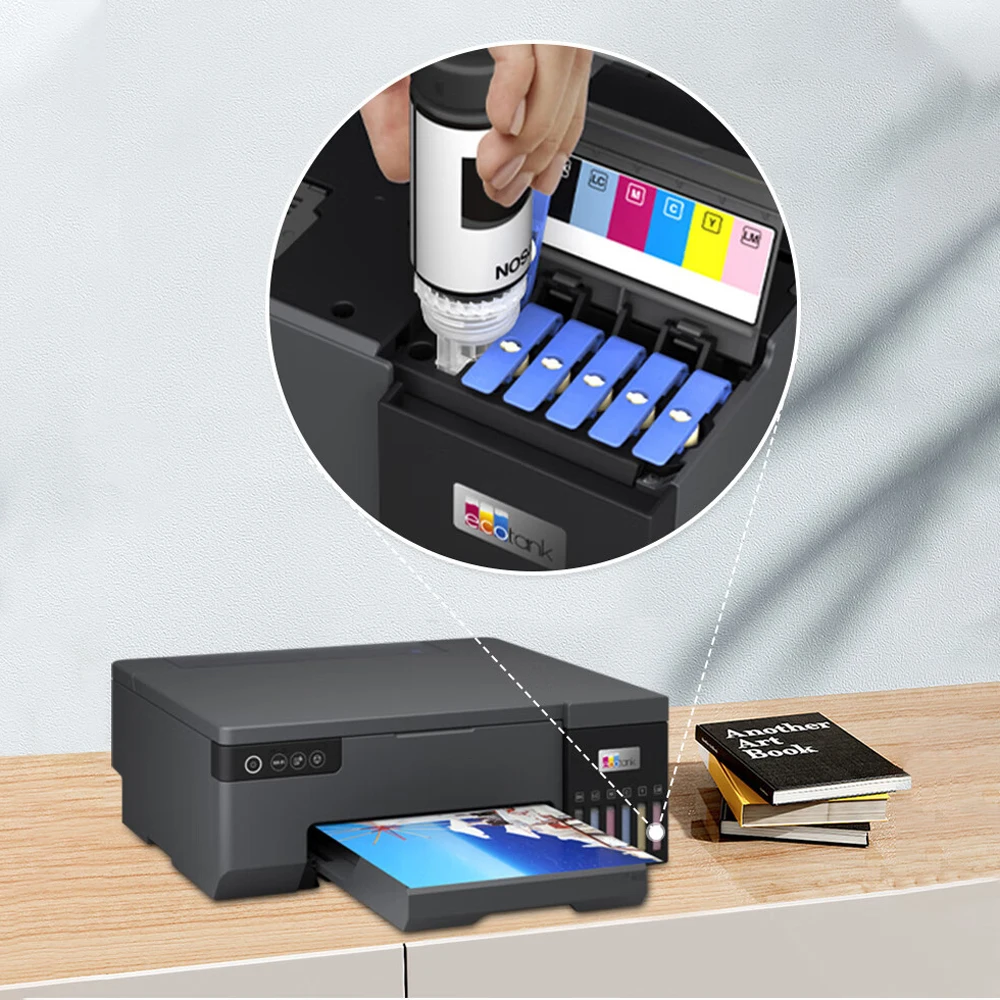 印刷次元を備えたポータブルフォトプリンター,a4,UVインクジェットプリンター,黒,a3 l18050,6色昇華,自動,l18058,新品