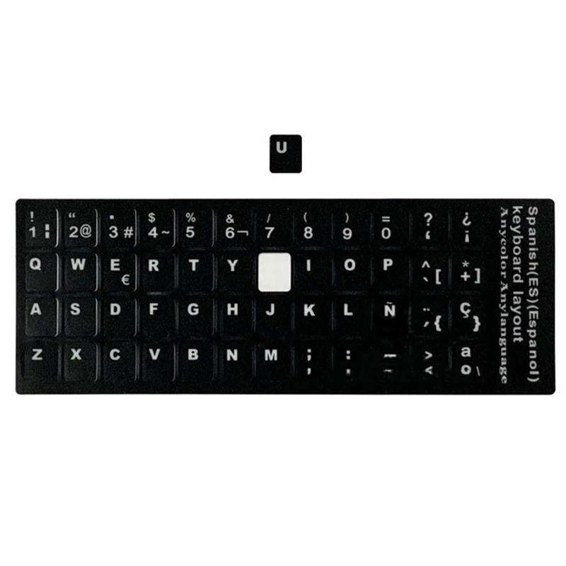 2022 nova substituição teclado adesivo notebook teclado decalque pvc película protetora folha