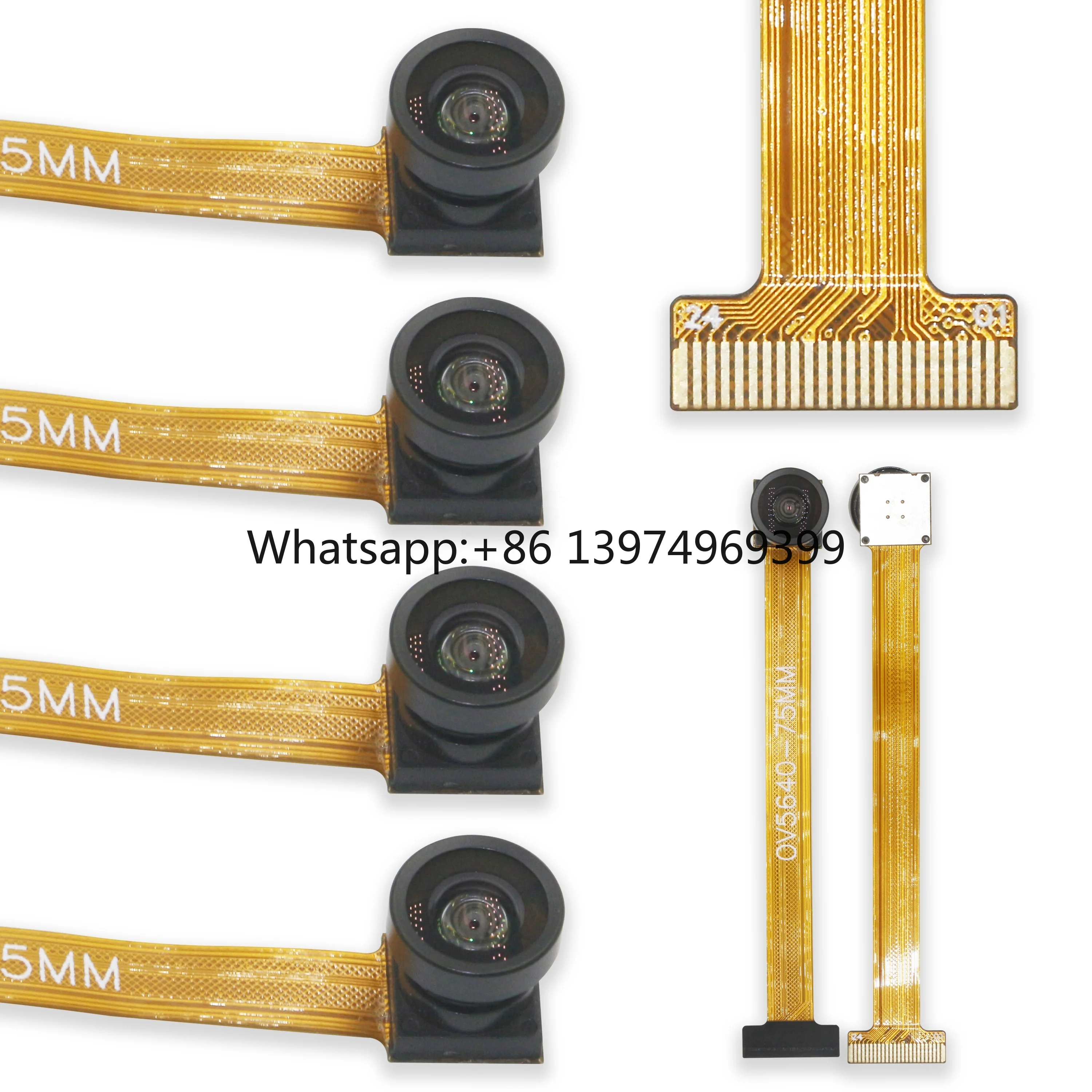 OV5640 75MM ESP32 DVP Camera Module 5MP 160 Degree Wide Angle 850nm Infrared Night Vision Camera Module