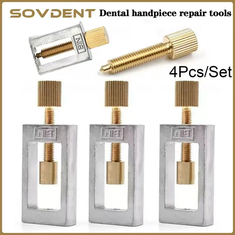 4pcs/box Dental High Speed Handpieces  Repair Tools for Handpieces Bearings Cartridge Turbine Maintenance Tool Set Dentist Tools