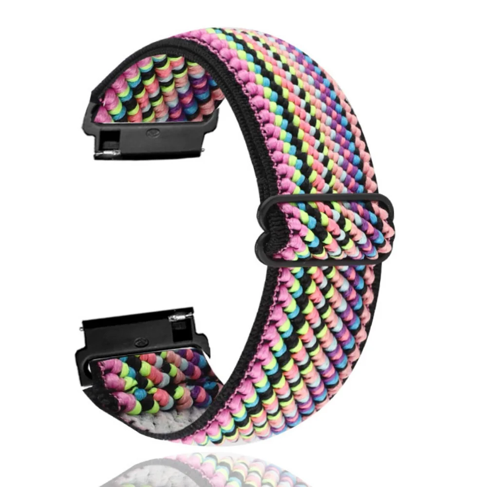 Ремешок нейлоновый для Samsung Watch 3/4/Classic/5/Gear S3/Active 2 Huawei 3/GT2 Pro, регулируемый браслет для Amazfit GTR Band, 20 мм 22 мм