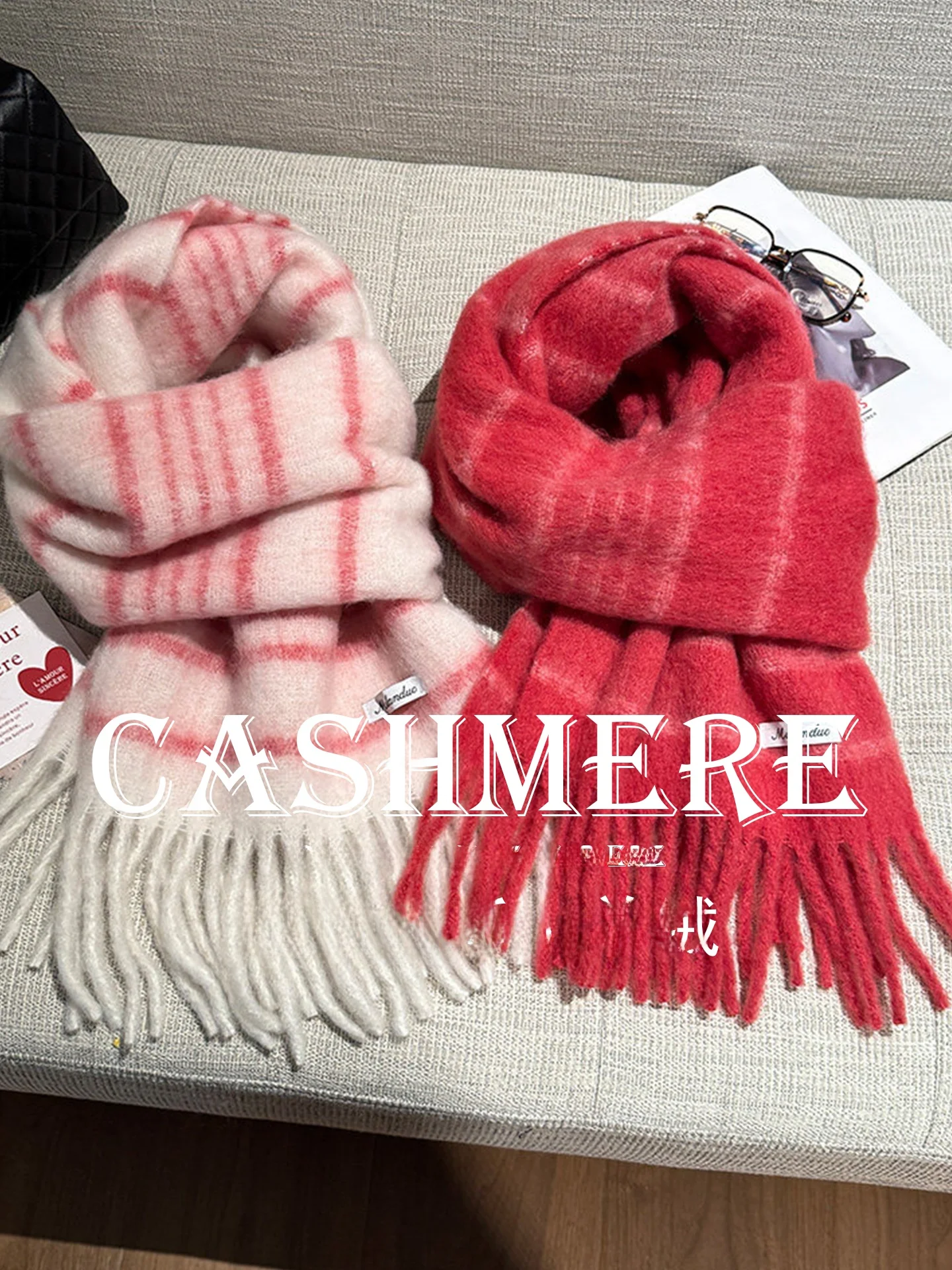 lafesy-cashmere-scarf-women's-double-sided-woolen-shawl-versatile-warmth-atmosphere-korean-style-fall-winter-accessories
