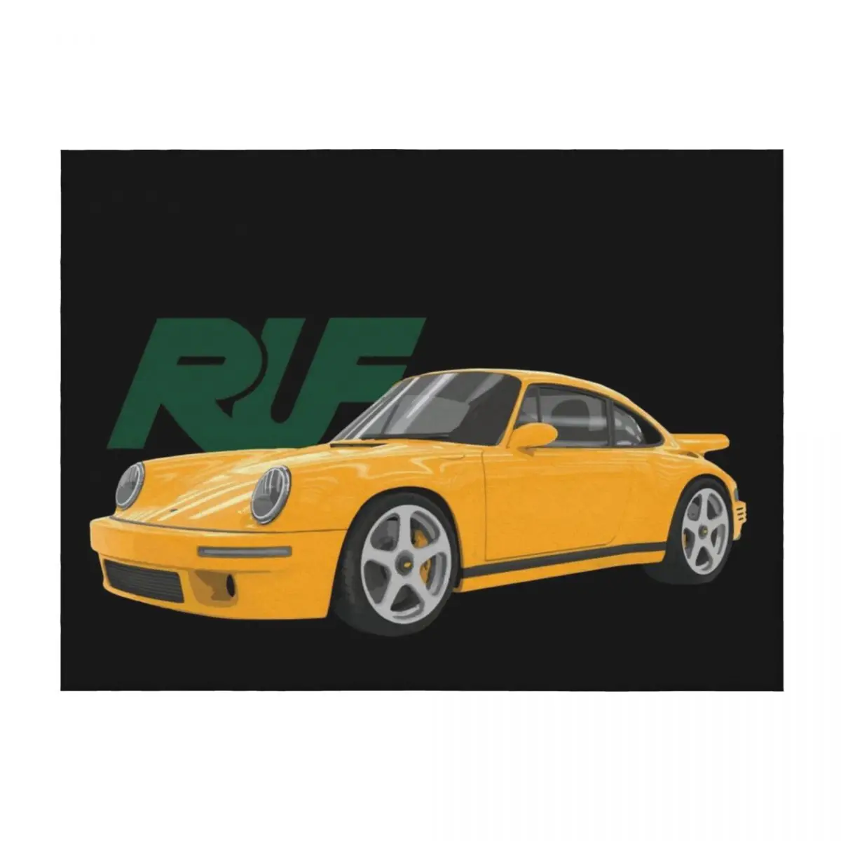 

Ruf CTR high performance sports car German automobile YELLOW BIRD Throw Blanket Stuffeds for sofa Cute Thins Blankets